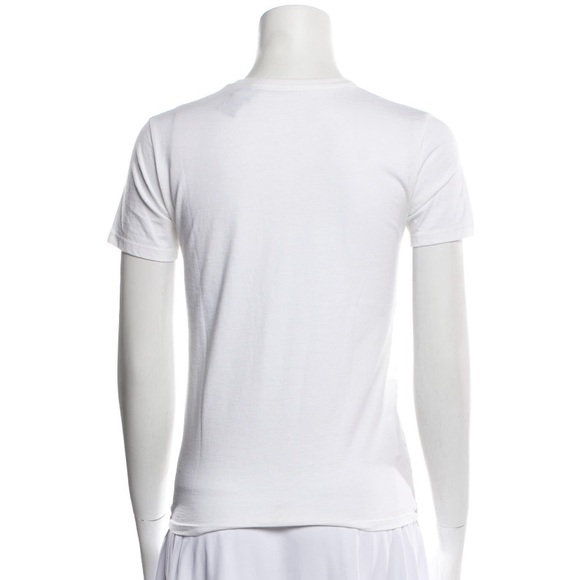 Prada White Eyelet T-Shirt - Picture 2 of 2